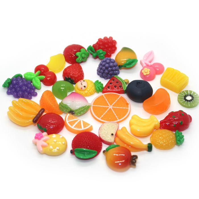 Cute garden themed slime charms bulk 30pc