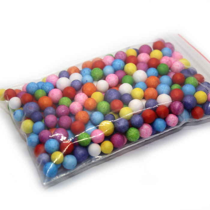 Mixed Colour foam beads large