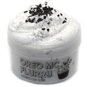 Oreo McFlurry scented clay Slime