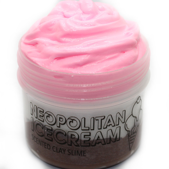 Neopolitan scented Clay slime