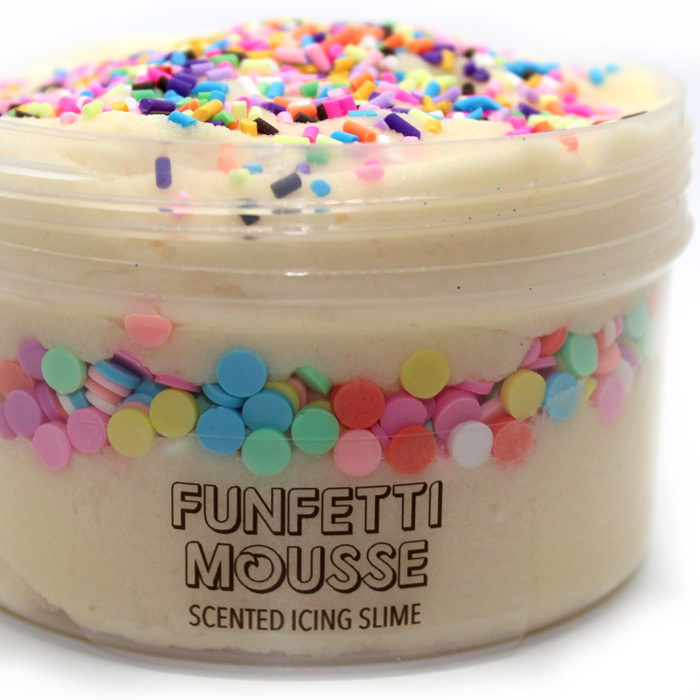 Funfetti Mousse Icing Slime