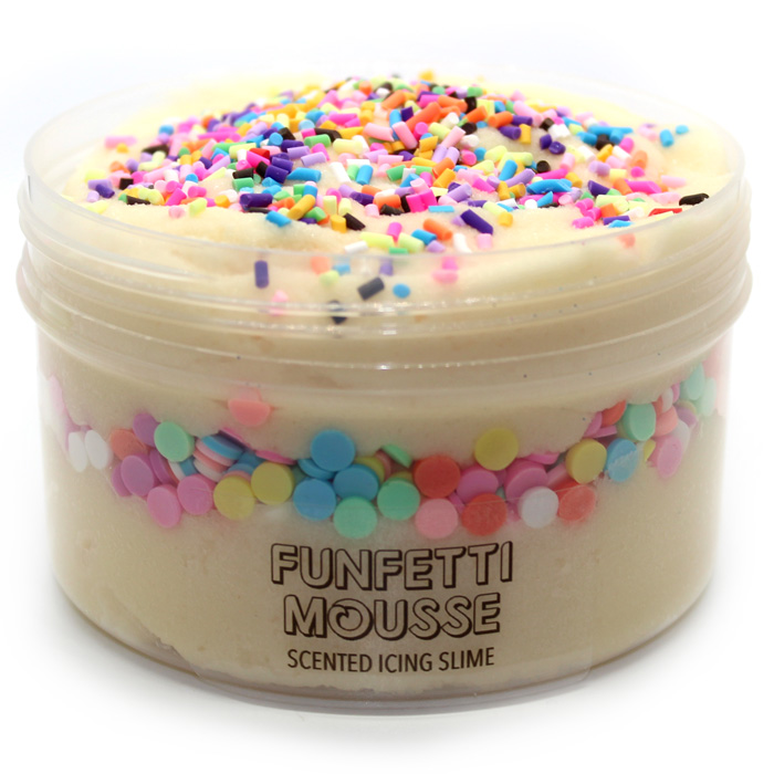 Funfetti Mousse Icing Slime