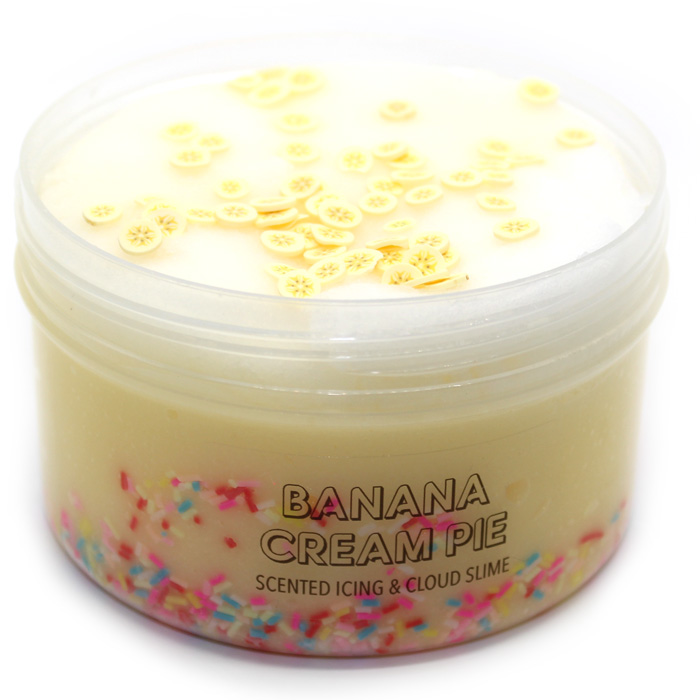 Banana Cream Pie scented Icing slime