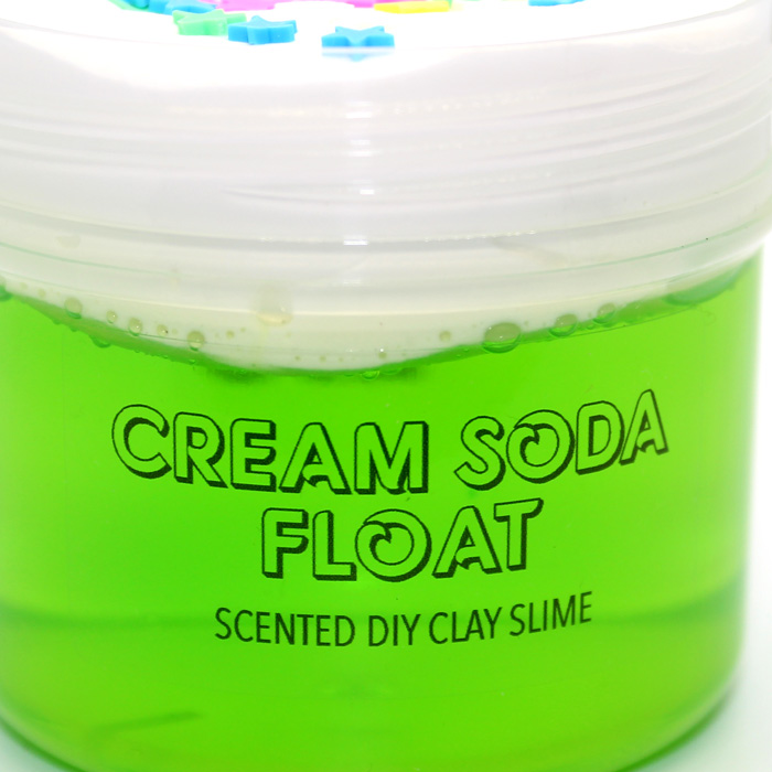 Cream Soda float scented diy clay slime