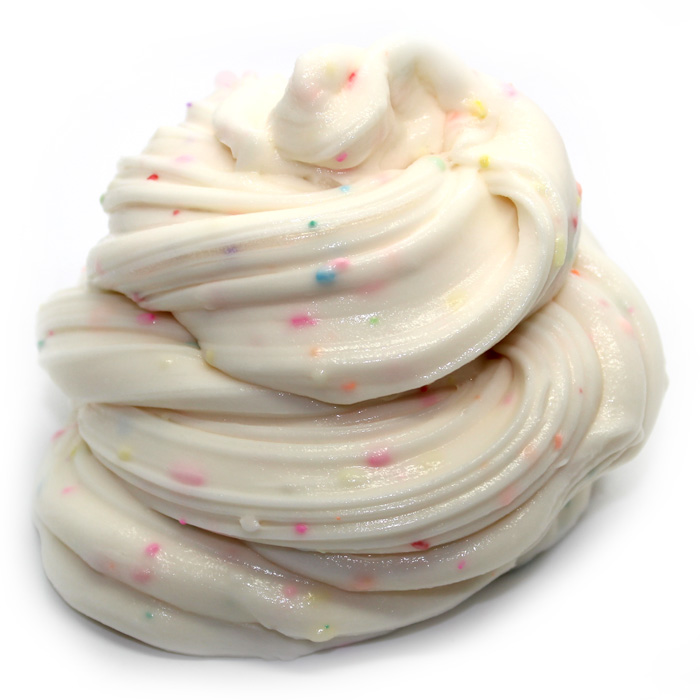 Funfetti Cake Batter basic and clay slime scented