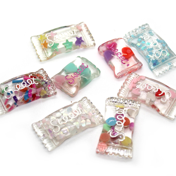 Clear candy sweets 4pc