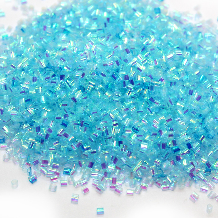 Blue iridescent Bingsu Beads