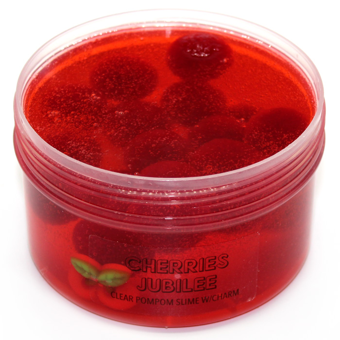 Cherries Jubilee clear slime