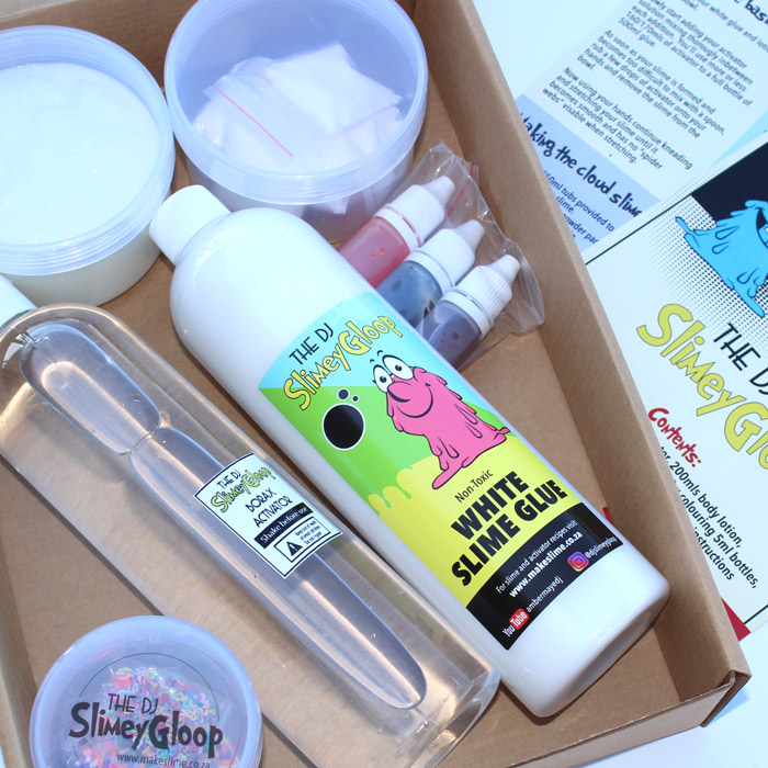 Icing and Cloud DIY slime kit