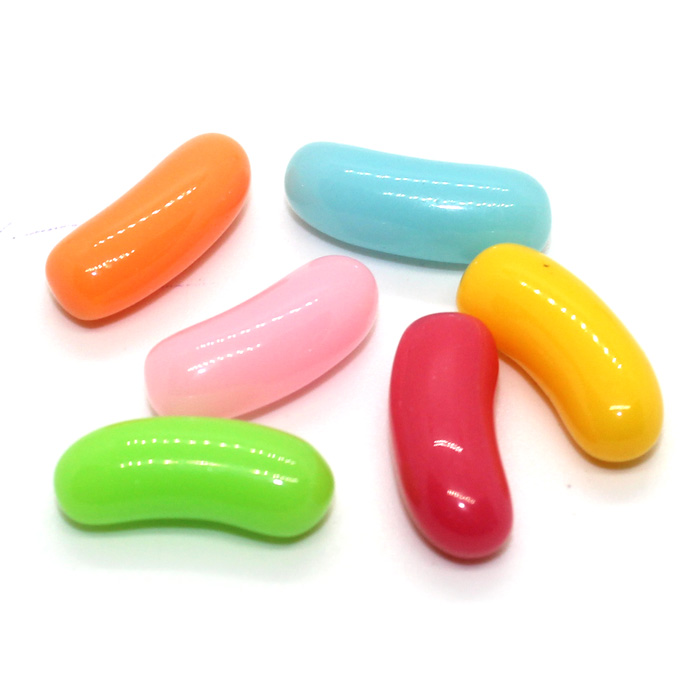 Jelly bean charms for slime