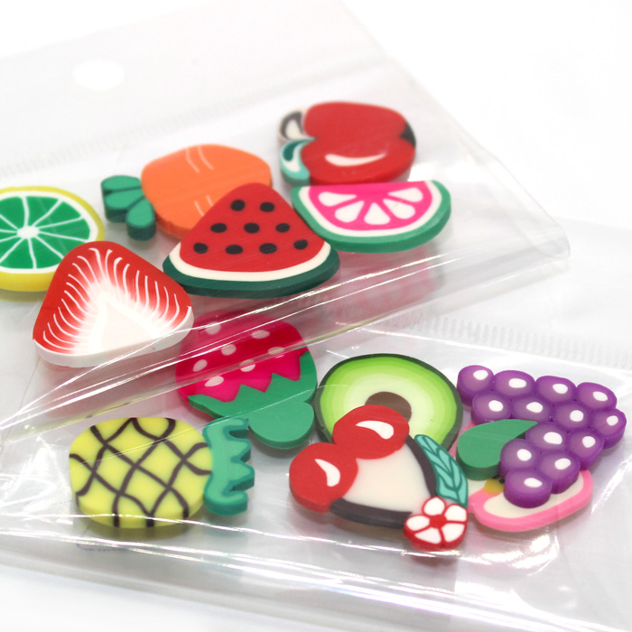 Jumbo fruit fimo charms for slime