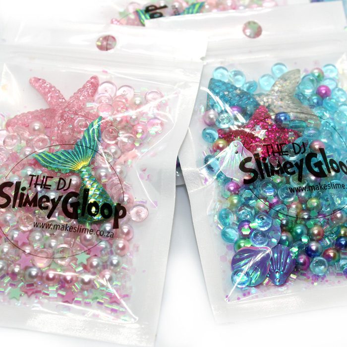 Mermaid and Starfish design mix for slime