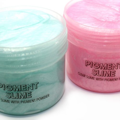 Colour and Pearl Pigment mix slime
