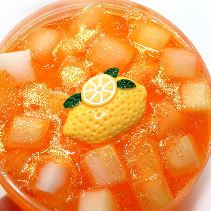 Peach iced tea clear slime
