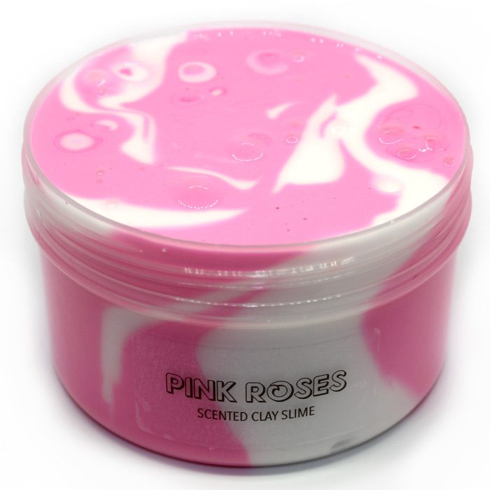 Pink Roses clay slime scented