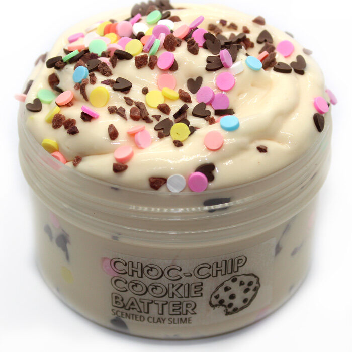 Choc chip cookie batter scented clay slime