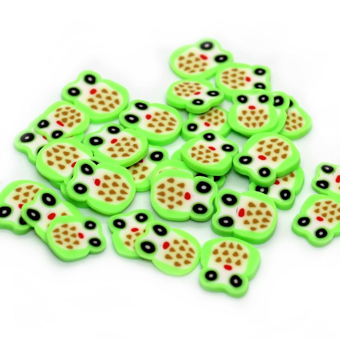Large owl fimo slices for slime