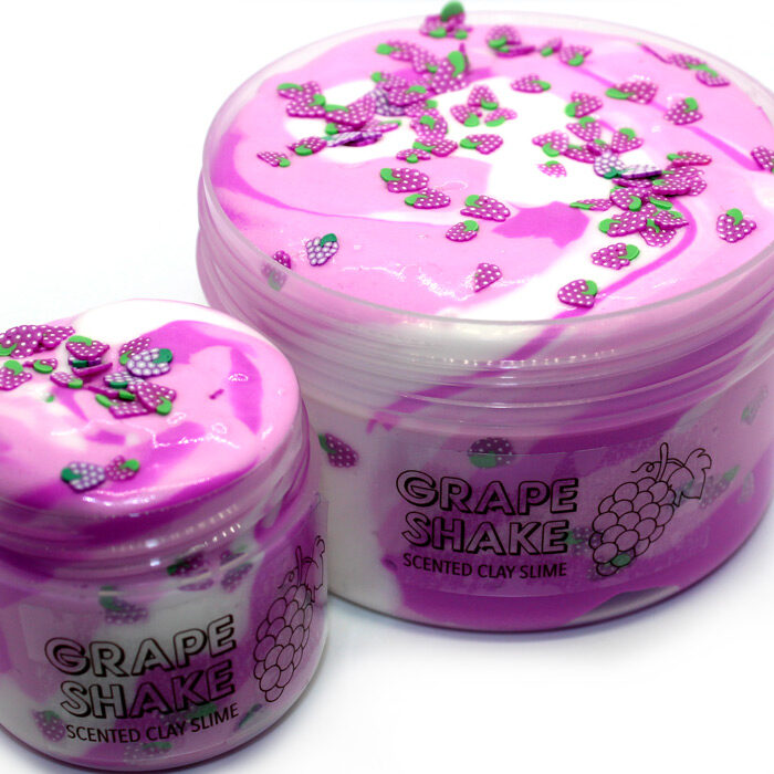 Grape shake scented clay slime
