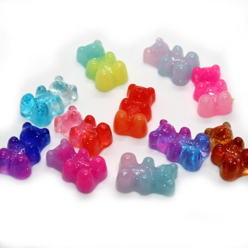 Ombre Jelly baby charms for slime