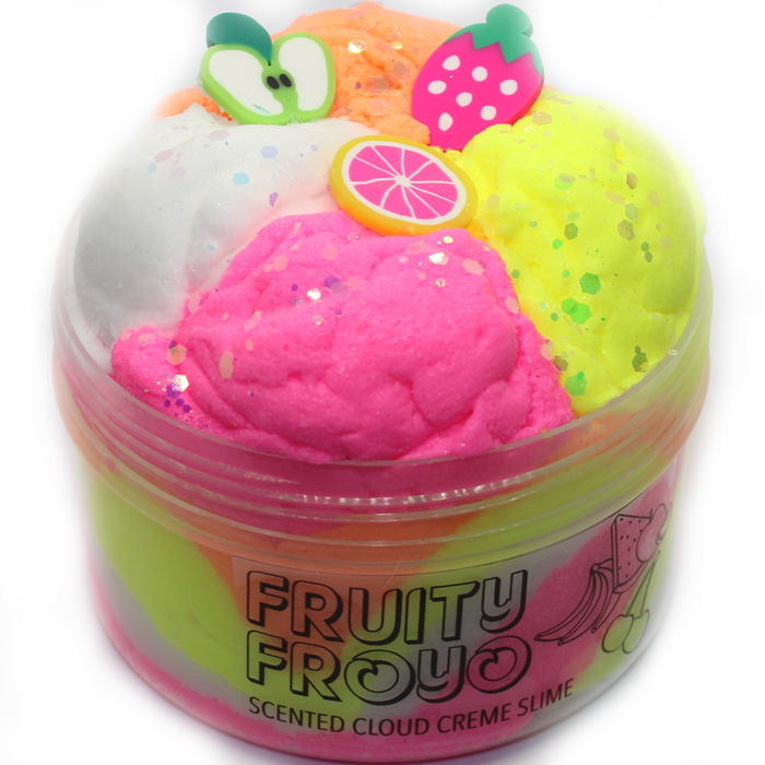Fruity froyo cloud creme slime scented
