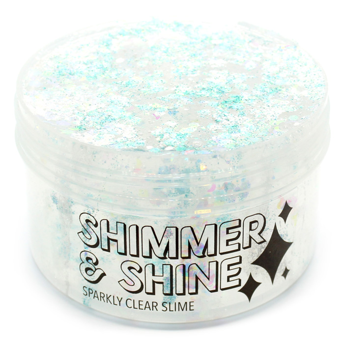 Shimmer and shine clear slime