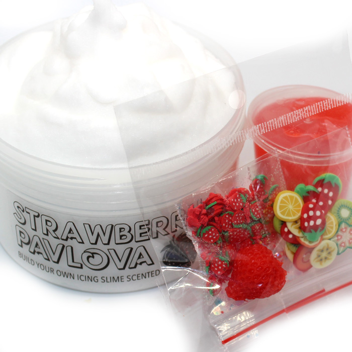 Strawberry pavlova make it yourself icing slime