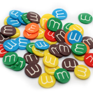 Big mnm fimo slices for slime