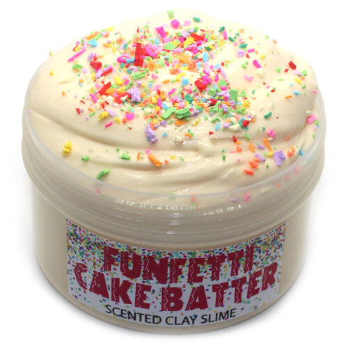 Funfetti Cake Batter scented clay slime