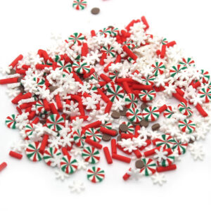 Christmas candy sprinkle mix for slime