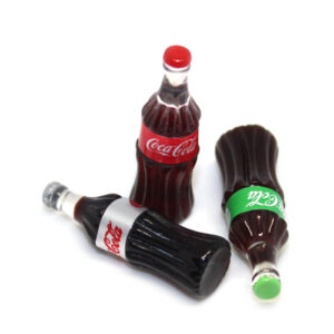 Coke bottle charms for slime 3pc