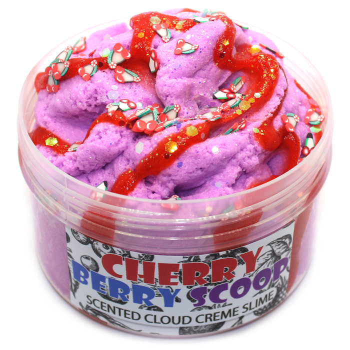 Cherry berry scoop scented cloud creme slime