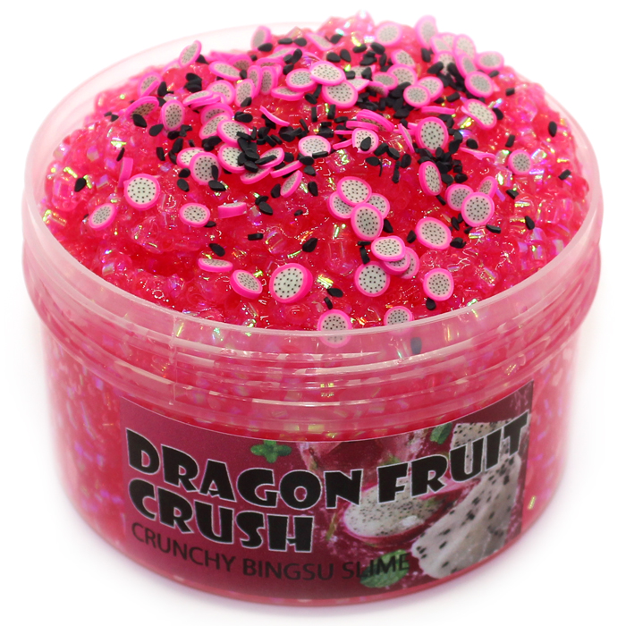 Dragon fruit crush bingsu slime