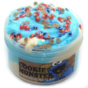 Cookie monster scented icing slime