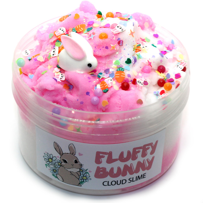 Fluffy bunny cloud slime
