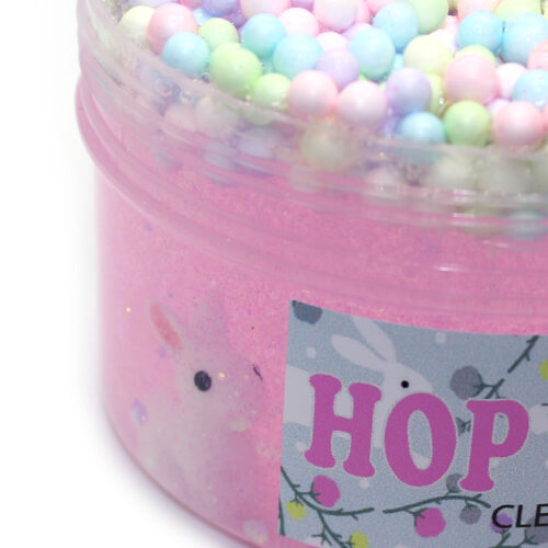 Hop n Pop clear glitter slime