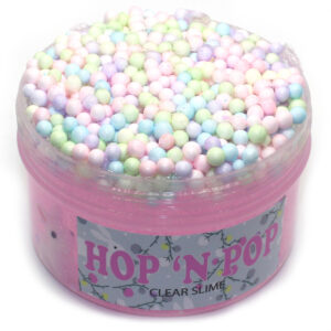 Hop n Pop clear glitter slime