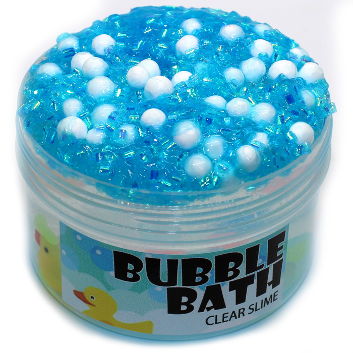 Bubbble bath clear bingsu slime