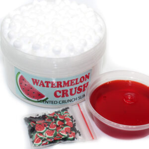 Watermelon crush scented crunch slime