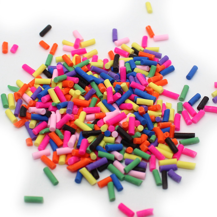 Colourful sprinkles for slime bulk