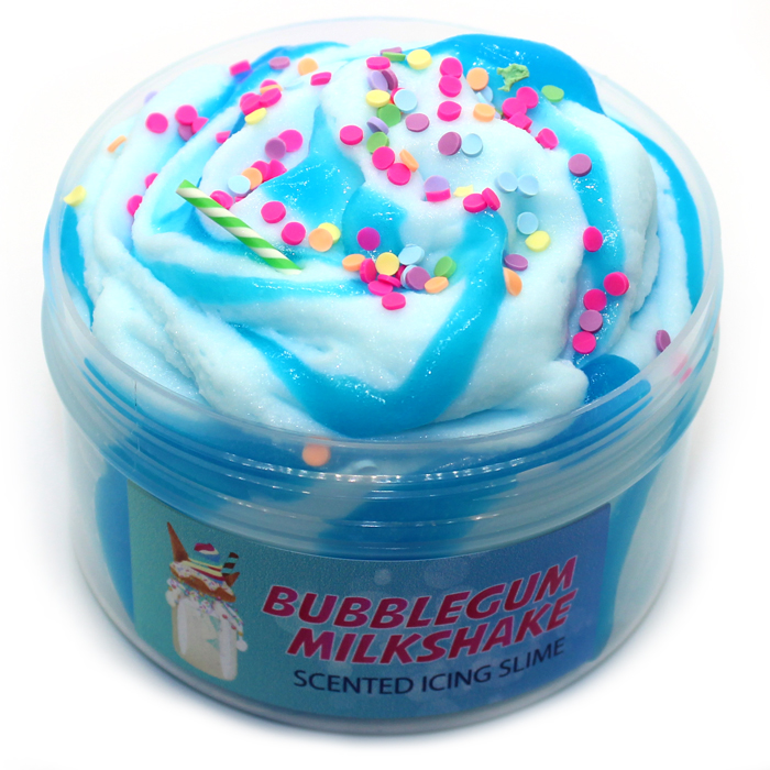 Bubblegum milkshake scented icing slime