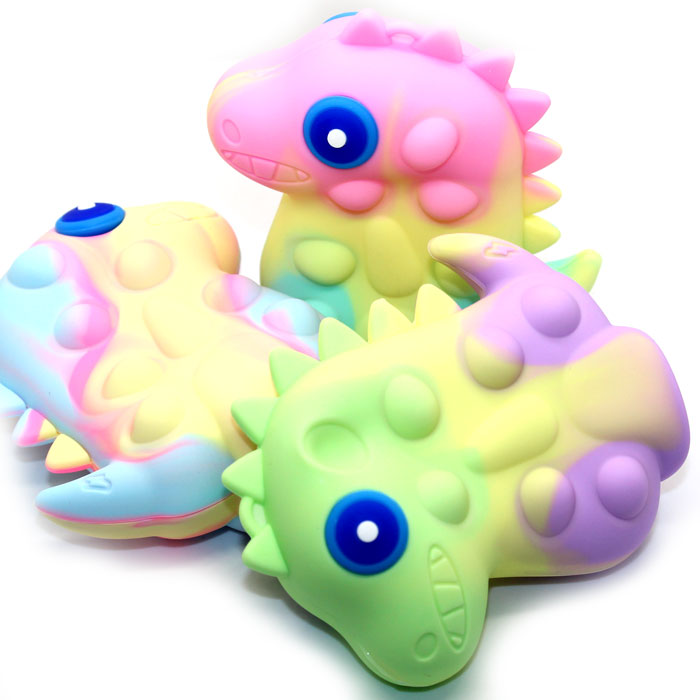 3d push pop dinosaur fidget