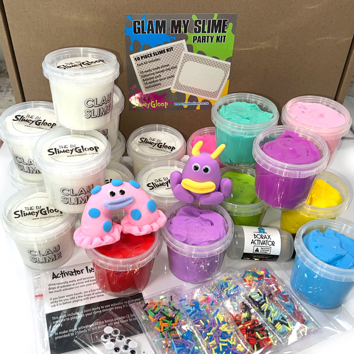 Glam my slime diy clay monster 10pc