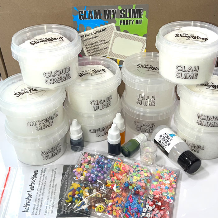 Glam my slime diy mixed slimes 10pc