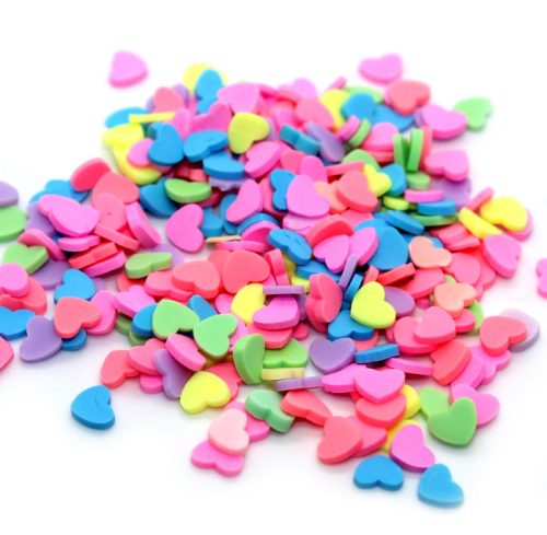 Little candy heart sprinkles for slime