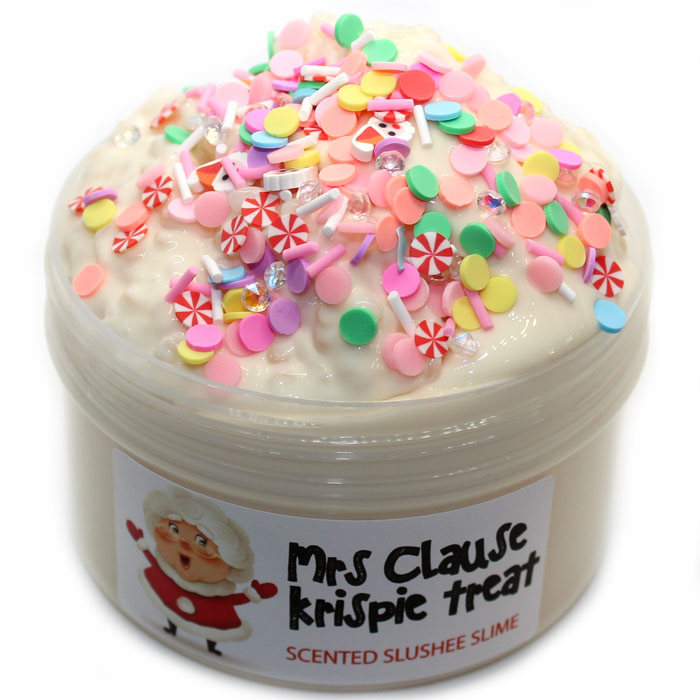 Mrs Clause krispie treat slushee slime