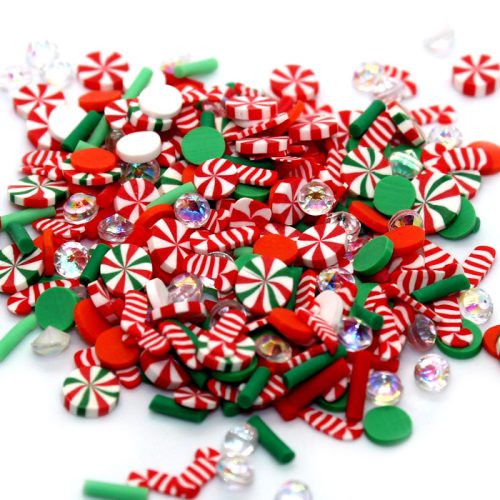 Peppermint bubble sprinkles