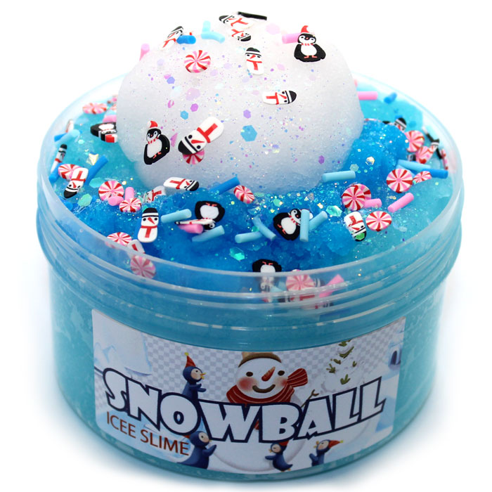 Snowball scented icee slime