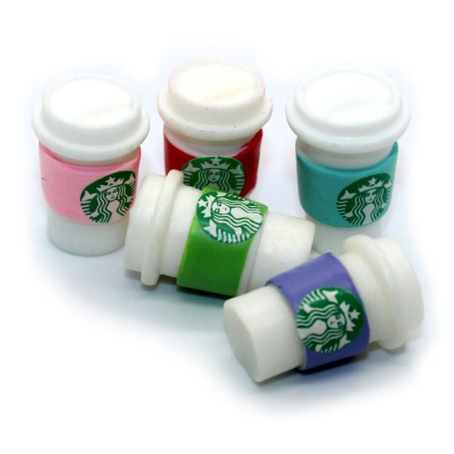 tarbucks coffee cup charms for slime