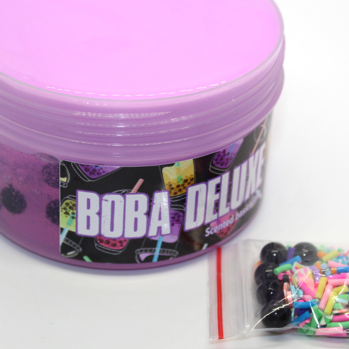 Boba deluxe scented basic and clear Slime