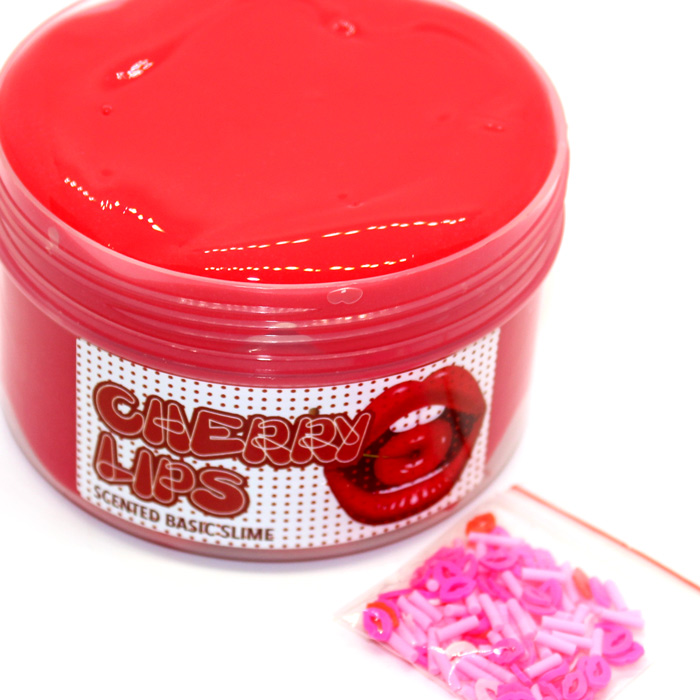 Cherry lips scented basic Slime
